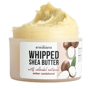 Better Shea Butter Whipped Shea Butter with Oatmeal and Amber Sandalwood